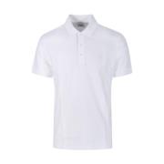 Witte Replen Polo Shirt Burberry , White , Heren