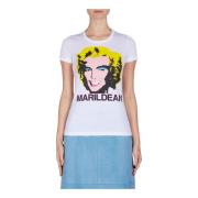 Katoenen T-shirt Dsquared2 , White , Dames