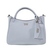 Middelgrote Polyurethaan Handtas Dames Collectie Guess , Blue , Dames