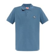 Polo met logopatch Kenzo , Blue , Heren