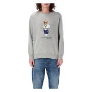 Bear Crewneck Sweater Polo Ralph Lauren , Gray , Heren