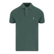 Groen Katoen Logo Polo Shirt Polo Ralph Lauren , Green , Heren