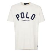 T-Shirt Scritta Ralph Lauren , White , Heren