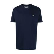 Klassieke Orb Navy T-shirt Vivienne Westwood , Blue , Heren