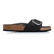 Madrid Big Buckle Sandalen Birkenstock , Black , Dames