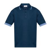 Katoenen polo Salvatore Ferragamo , Blue , Heren