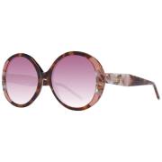 Bruine Dames Zonnebril Ronde Verlooplens Scotch & Soda , Brown , Dames