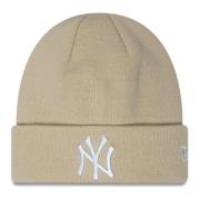 Beige Yankees Cuff Beanie New Era , Beige , Heren