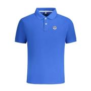 Blauw Katoenen Poloshirt voor Mannen North Sails , Blue , Heren