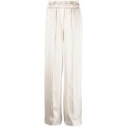 Witte Pantalone Broek Damesmode Brunello Cucinelli , Beige , Dames