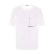 Witte T-shirts en Polos Brunello Cucinelli , White , Dames