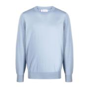 Luxe Sweaters Collectie Brunello Cucinelli , Blue , Heren