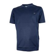 Blauw Katoen Interlock T-shirt Metal Shark Paul & Shark , Blue , Heren