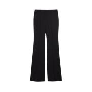 Brede broek Sportmax , Black , Dames