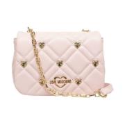 Roze Gewatteerde Schoudertas Love Moschino , Pink , Dames