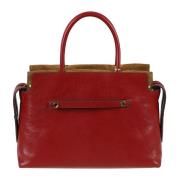 Gestructureerde Satchel Tassen Tory Burch , Red , Dames