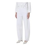 Luna Jeans Agolde , White , Dames