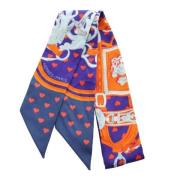 Pre-owned Canvas scarves Hermès Vintage , Multicolor , Dames