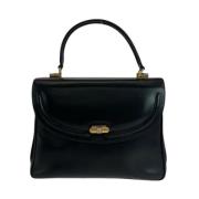 Pre-owned Leather handbags Gucci Vintage , Black , Dames