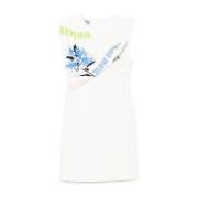 Elegante Polyester Jurk Moschino , White , Dames