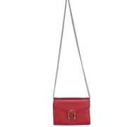 Pre-owned Leather gucci-bags Gucci Vintage , Red , Dames