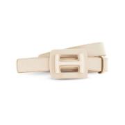 Stijlvol Leren Riem voor Mannen Hogan , Beige , Dames