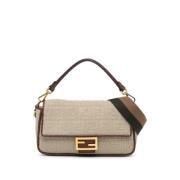 Pre-owned Canvas fendi-bags Fendi Vintage , Beige , Dames