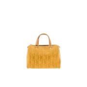 Andy 7 Tatuado Mimosa Leren Tas Carolina Herrera , Yellow , Dames