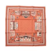 Pre-owned Canvas scarves Hermès Vintage , Multicolor , Dames