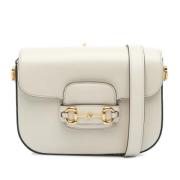 Pre-owned Leather gucci-bags Gucci Vintage , White , Dames