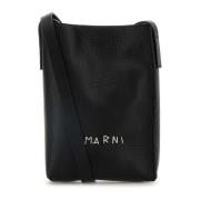 Stijlvolle Nano Crossbody Tas in Zwart Marni , Black , Dames