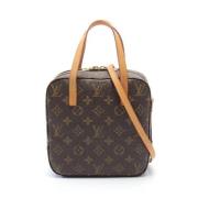 Pre-owned Canvas handbags Louis Vuitton Vintage , Brown , Dames