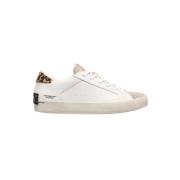 Witte Sneakers met Glitterdetails Crime London , White , Dames