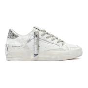 Witte Sneakers voor Stedelijke Stijl Crime London , White , Dames