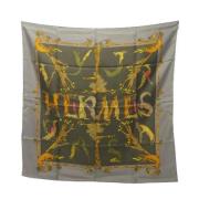 Pre-owned Silk scarves Hermès Vintage , Multicolor , Dames