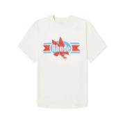 Chevron Eagle Tee Vintage White Rhude , Beige , Heren