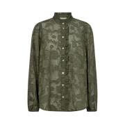 Groene Blouse met Stijl Fqcima Freequent , Green , Dames