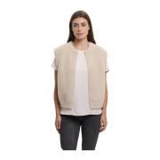 Kort vest Elona steen Rino&Pelle , Beige , Dames