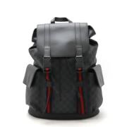 Pre-owned Canvas backpacks Gucci Vintage , Black , Dames