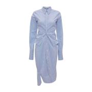 Blauwe Casual Jurk voor Vrouwen JW Anderson , Blue , Dames