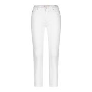 Slim-Fit Enkel Jeans Roxanne 7 For All Mankind , White , Dames