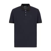 Polo Shirts Emporio Armani , Blue , Heren