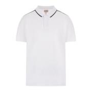 Witte Polo Shirt Regular Fit Guess , White , Heren