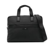 Stijlvolle Laptoptas Hugo Boss , Black , Heren