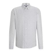 Kent Stijl Herenoverhemd Hugo Boss , White , Heren