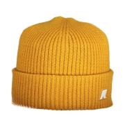 Gele Wollen Hoeden & Pet K-Way , Yellow , Heren