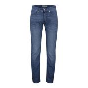 Blauwe 5-Pocket Zomer Jeans Pierre Cardin , Blue , Heren