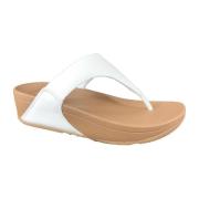 Leren Instappers Fitflop , White , Dames