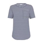 Stijlvolle T-shirts en Polos Brunello Cucinelli , Blue , Dames