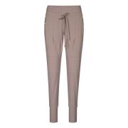 Sportswear Joggingstyle met ritszakken Raffaello Rossi , Beige , Dames